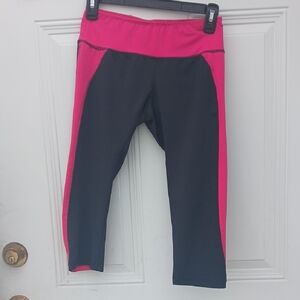 Stylish Pink and Black Kids Leggings